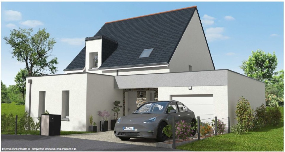 Terrain + Maison neuve de 124&nbsp;m² à Dol-de-Bretagne