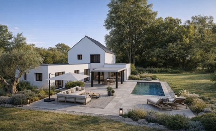 Terrain + Maison neuve de 200&nbsp;m² à Châteauneuf-d'Ille-et-Vilaine