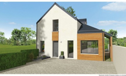 Terrain + Maison neuve de 135&nbsp;m² à Saint-Malo