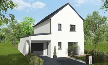 Terrain + Maison neuve de 117&nbsp;m² à La Gouesnière