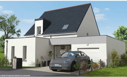 Terrain + Maison neuve de 124&nbsp;m² à Pleugueneuc