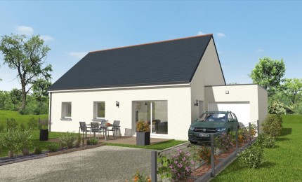 Terrain + Maison neuve de 80&nbsp;m² à Dinan