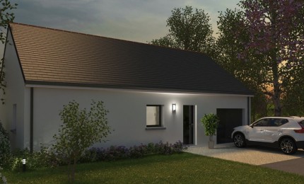 Terrain + Maison neuve de 100&nbsp;m² à Saint-Broladre