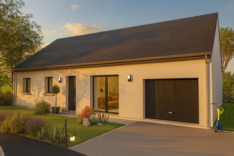 Terrain + Maison neuve de 95&nbsp;m² à Langrolay-sur-Rance