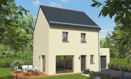 Terrain + Maison neuve de 81&nbsp;m² à Saint-Judoce