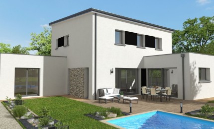 Terrain + Maison neuve de 144&nbsp;m² à Pleurtuit