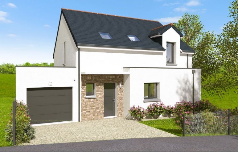 Terrain + Maison neuve de 112&nbsp;m² à Longaulnay