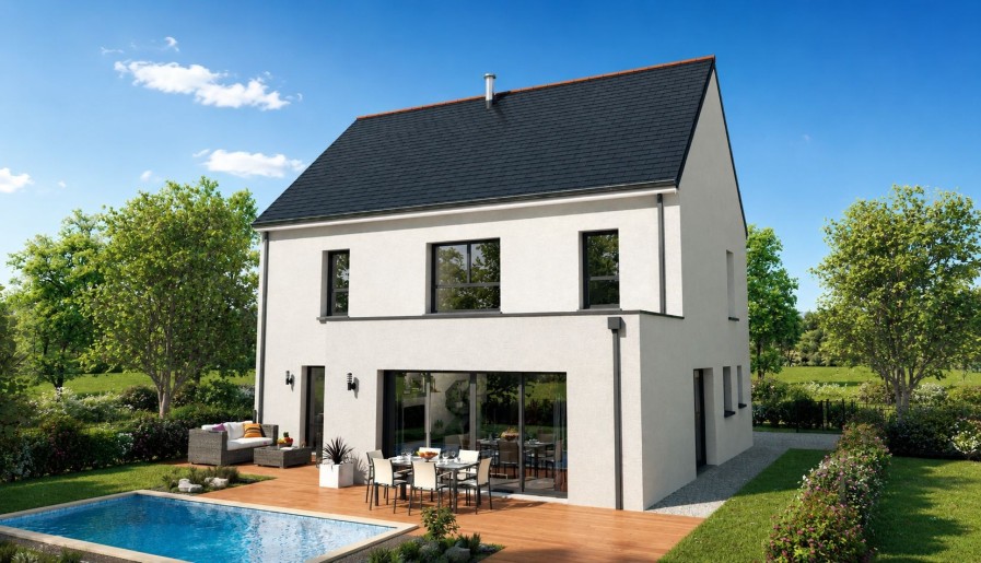 Terrain + Maison neuve de 140&nbsp;m² à Saint-Malo