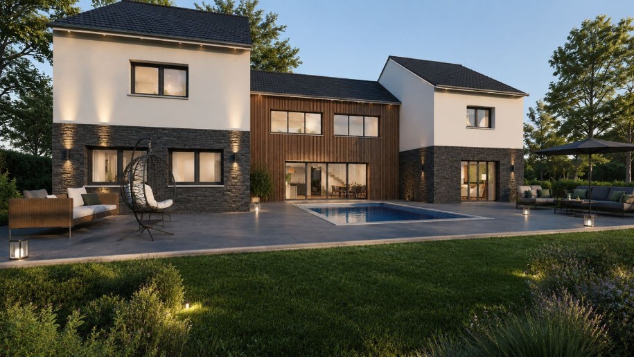 Terrain + Maison neuve de 200&nbsp;m² à Saint-Suliac
