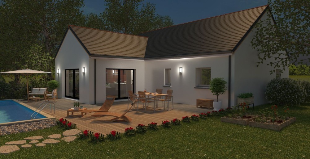 Terrain + Maison neuve de 100&nbsp;m² à La Gouesnière