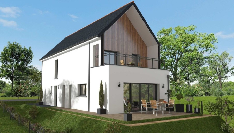 Terrain + Maison neuve de 130&nbsp;m² à La Gouesnière