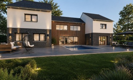 Terrain + Maison neuve de 200&nbsp;m² à Saint-Malo