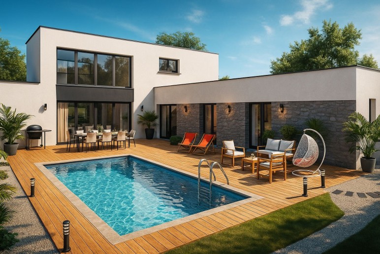 Terrain + Maison neuve de 180&nbsp;m² à Baguer-Pican