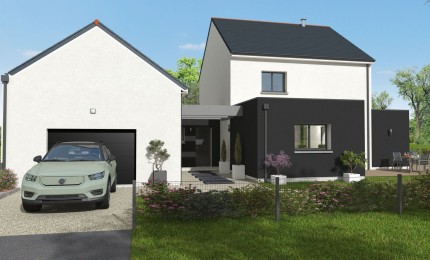 Terrain + Maison neuve de 149&nbsp;m² à Meillac