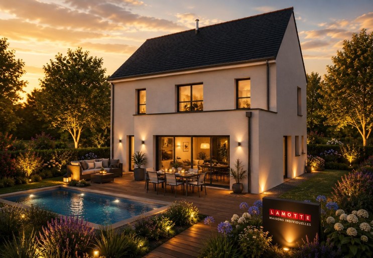 Terrain + Maison neuve de 140&nbsp;m² à Saint-Malo