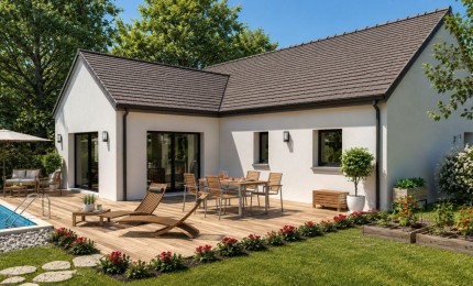Terrain + Maison neuve de 100&nbsp;m² à La Gouesnière