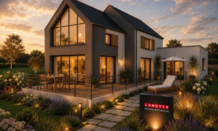 Terrain + Maison neuve de 200&nbsp;m² à Saint-Malo