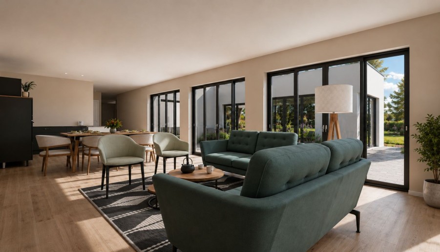 Terrain + Maison neuve de 200&nbsp;m² à Châteauneuf-d'Ille-et-Vilaine