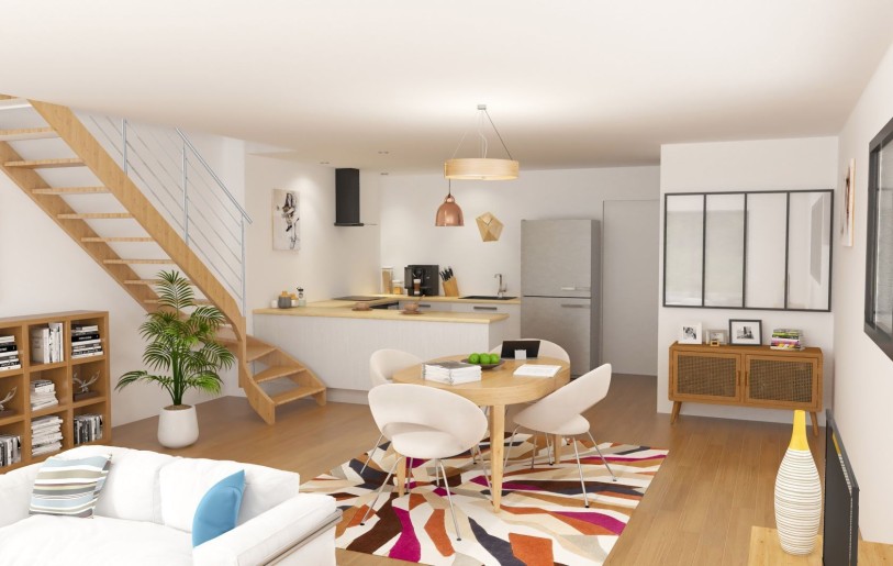 Terrain + Maison neuve de 117&nbsp;m² à Miniac-Morvan