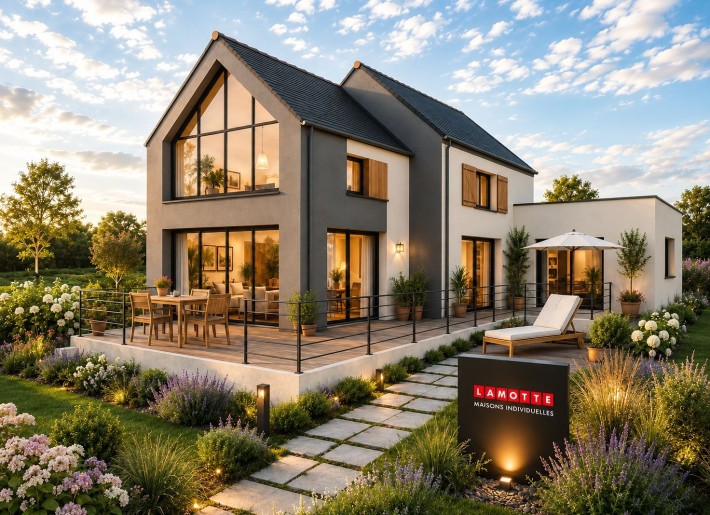 Terrain + Maison neuve de 200&nbsp;m² à Saint-Malo