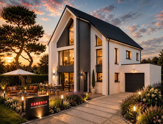 Terrain + Maison neuve de 149&nbsp;m² à La Gouesnière