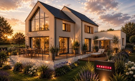 Terrain + Maison neuve de 200&nbsp;m² à Plancoët