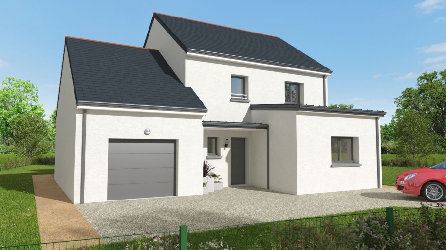 Terrain + Maison neuve de 117&nbsp;m² à Hirel