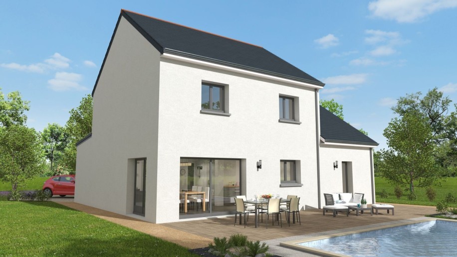 Terrain + Maison neuve de 117&nbsp;m² à Hirel