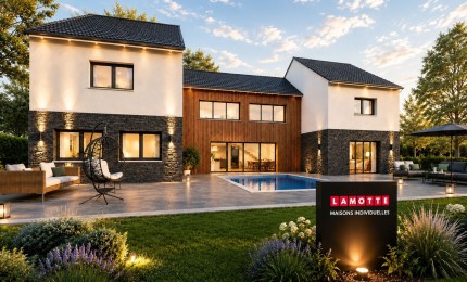 Terrain + Maison neuve de 200&nbsp;m² à Dinard