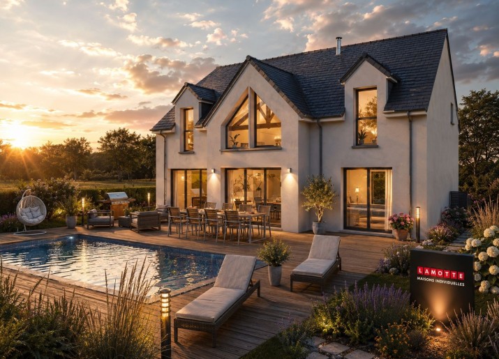 Terrain + Maison neuve de 130&nbsp;m² à Saint-Malo