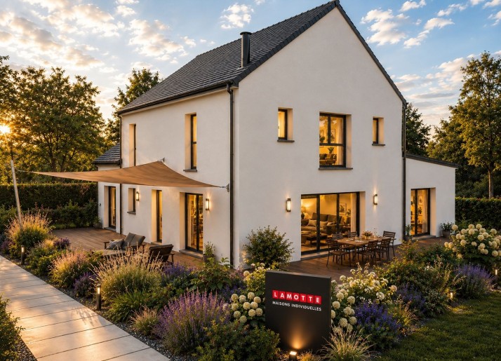 Terrain + Maison neuve de 160&nbsp;m² à Saint-Judoce