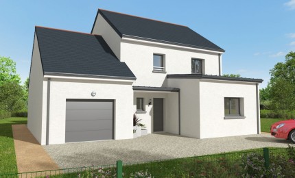 Terrain + Maison neuve de 117&nbsp;m² à Le Tronchet