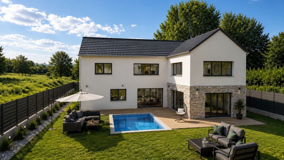 Terrain + Maison neuve de 150&nbsp;m² à Saint-Malo
