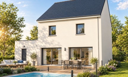 Terrain + Maison neuve de 110&nbsp;m² à Pleugueneuc