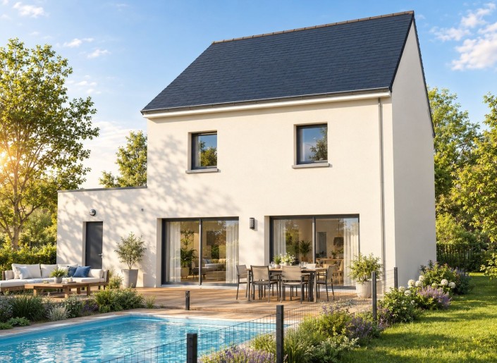 Terrain + Maison neuve de 1&nbsp;m² à Le Minihic-sur-Rance