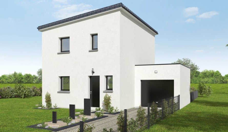 Terrain + Maison neuve de 85 m² à Longaulnay