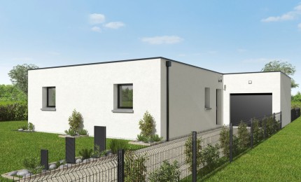 Terrain + Maison neuve de 95 m² à Plerguer