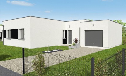 Terrain + Maison neuve de 91 m² à Hirel