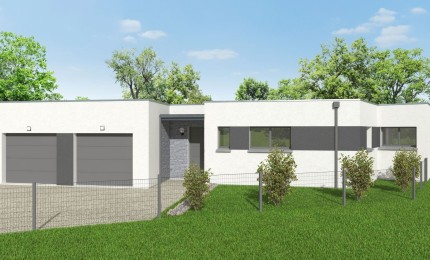 Terrain + Maison neuve de 118 m² à Hirel