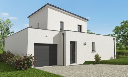 Terrain + Maison neuve de 104 m² à Hirel