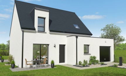 Terrain + Maison neuve de 95 m² à Plerguer