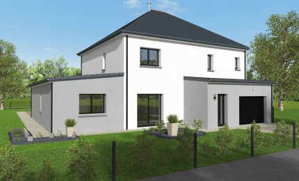 Terrain + Maison neuve de 205 m² à Le Tronchet