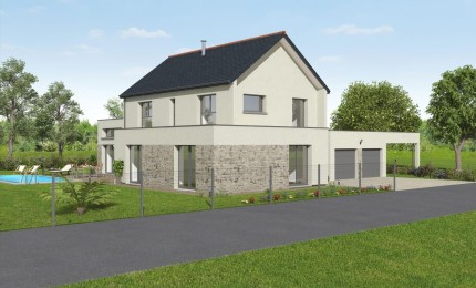 Terrain + Maison neuve de 235 m² à Le Tronchet