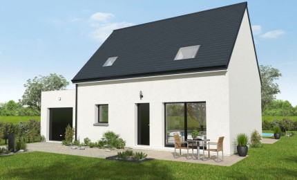 Terrain + Maison neuve de 95 m² à Baguer-Morvan