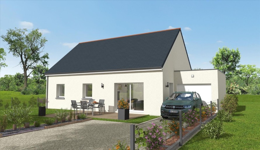 Terrain + Maison neuve de 80 m² à Miniac-Morvan