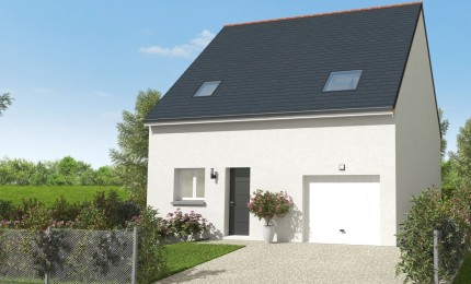 Terrain + Maison neuve de 93 m² à Lourmais