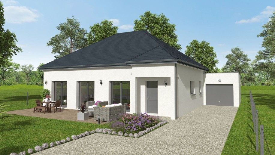 Terrain + Maison neuve de 96 m² à Cherrueix