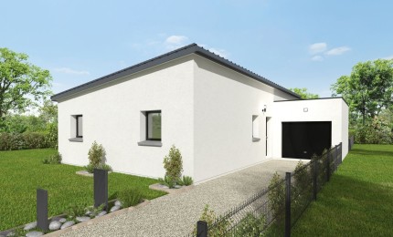 Terrain + Maison neuve de 95 m² à Le Tronchet