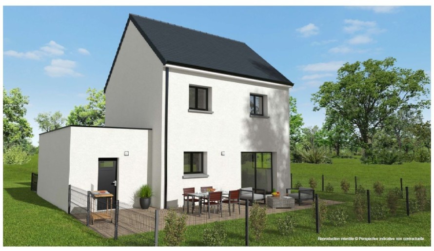 Terrain + Maison neuve de 93 m² à La Baussaine