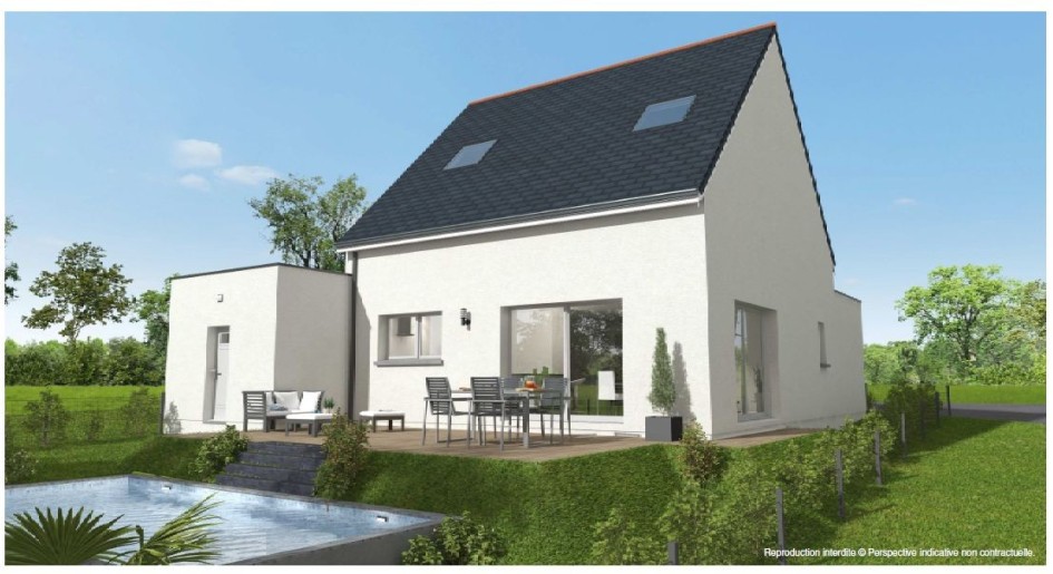 Terrain + Maison neuve de 124 m² à Dinan